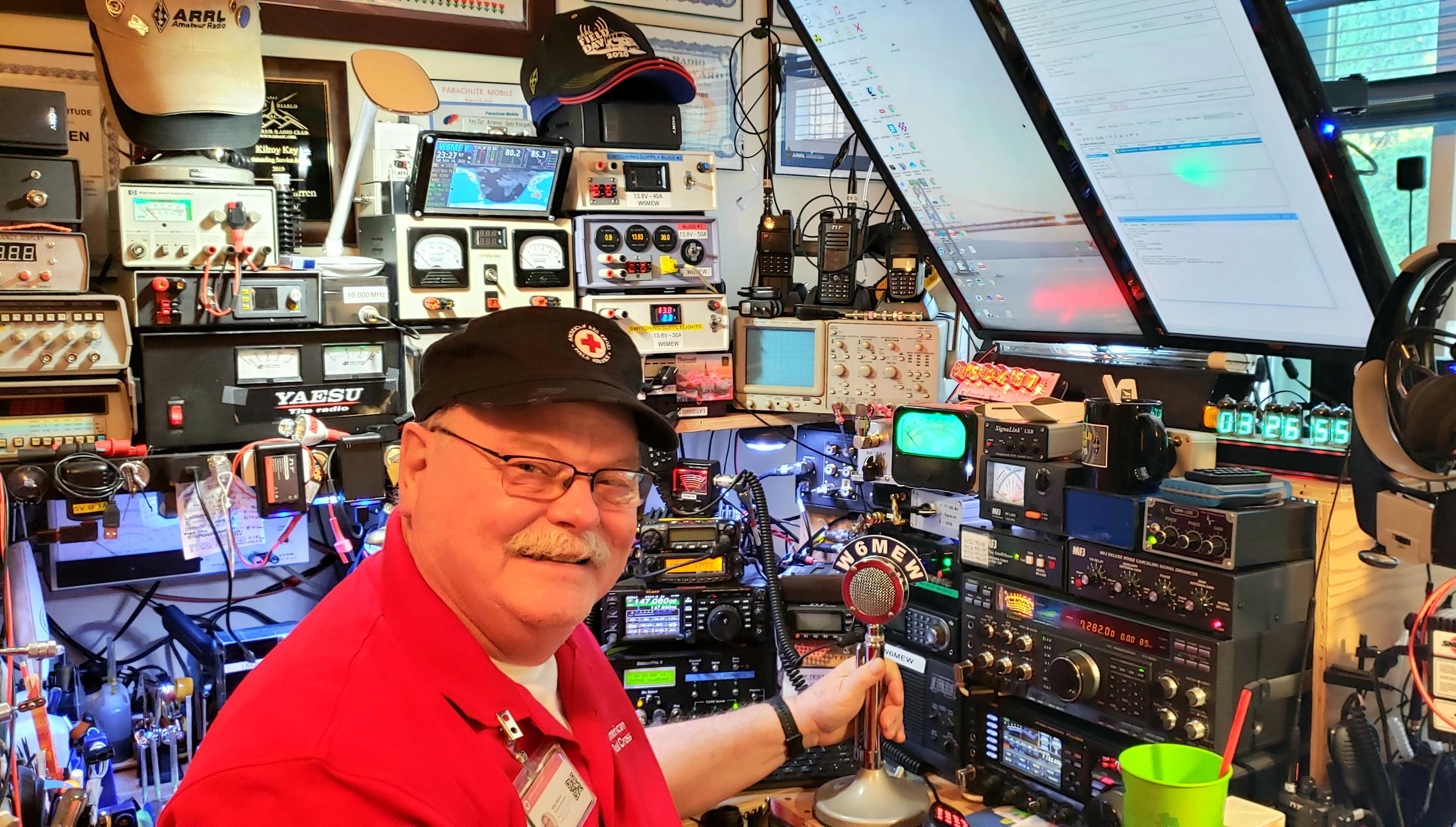 W6MEW during Red Cross Fall 2020 Drill